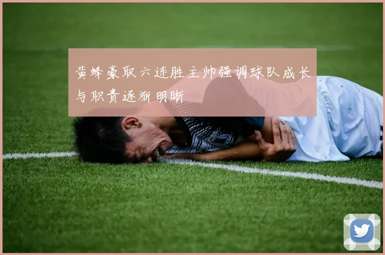 黄蜂豪取六连胜主帅强调球队成长与职责逐渐明晰